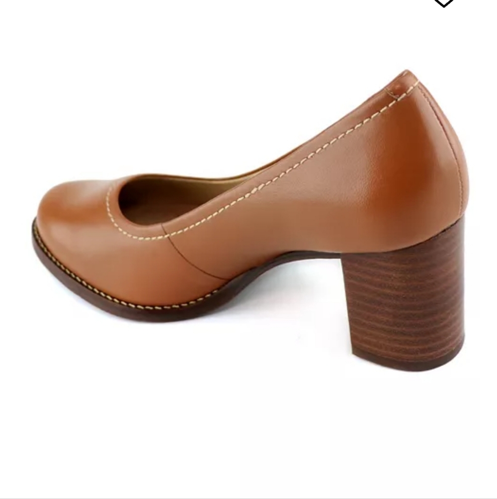 Marc Joseph NYC Pump/Cognac Napa/NIB Size 10 - Picture 5 of 9